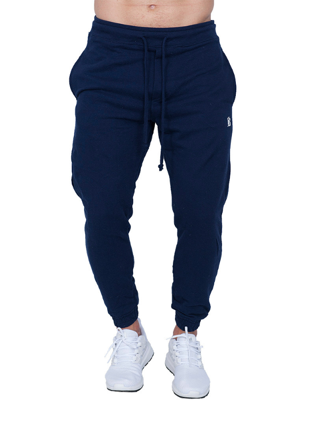 Calça Moletom Slim Masculina Jogger Azul Marinho Blühen
