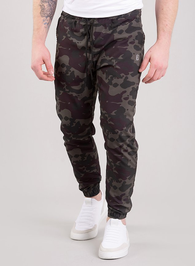 Moda Masculina CalÇa Camuflada Masculina Slim Calça Tactel Jogger Masculina  Elast Fit Camuflada Verde Militar Blühen