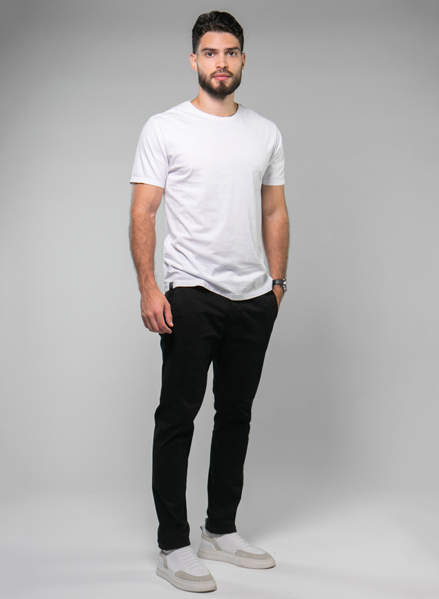 Camisa Branca Roupa Social Com Vans Calça Sarja Roupa Masculina