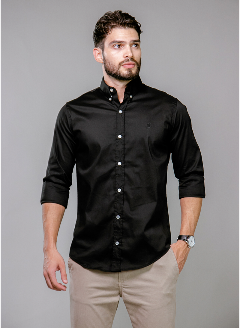 Camisa Social Masculina Manga Longa Office | Elegância e Versatilidade ...