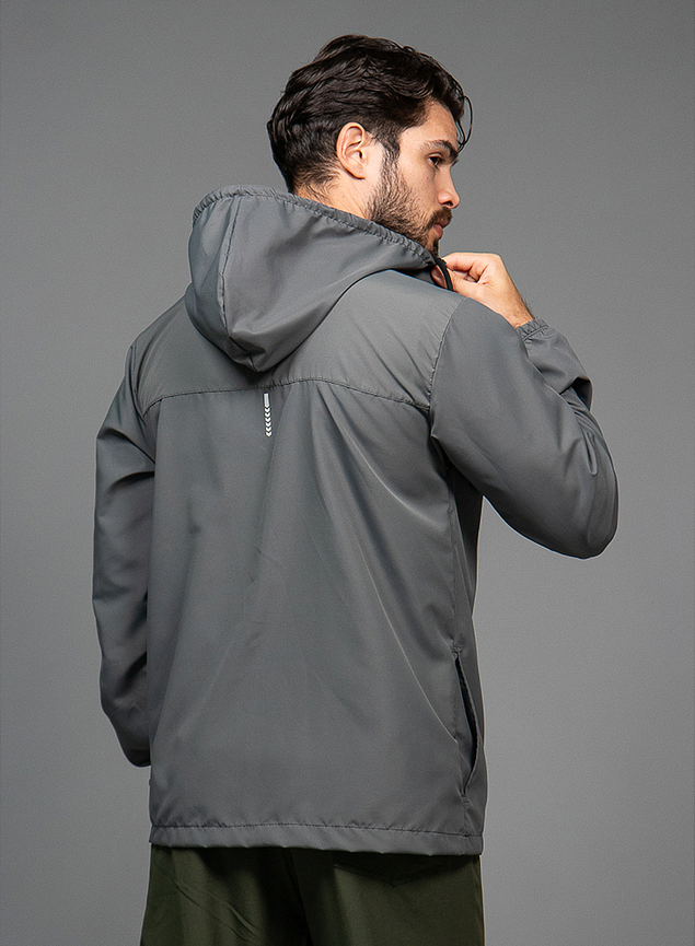 Jaqueta Corta Vento Masculino Chumbo Conforto, Mobilidade e