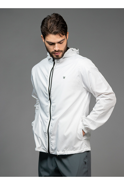 Jaqueta Corta Vento Masculino Brampton Branco