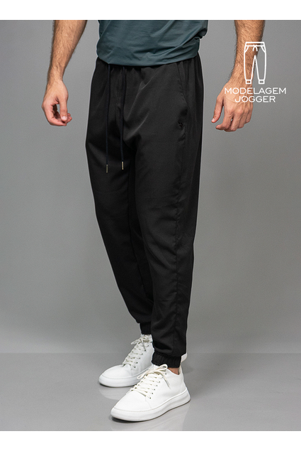 Calça Feminina CalÃ§a Tactel Preta Masculina Calça Tactel CalÃ§a