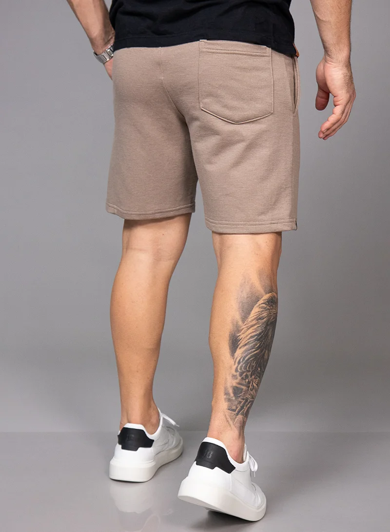 02 bermuda moletom masculina atacama caqui bluhen