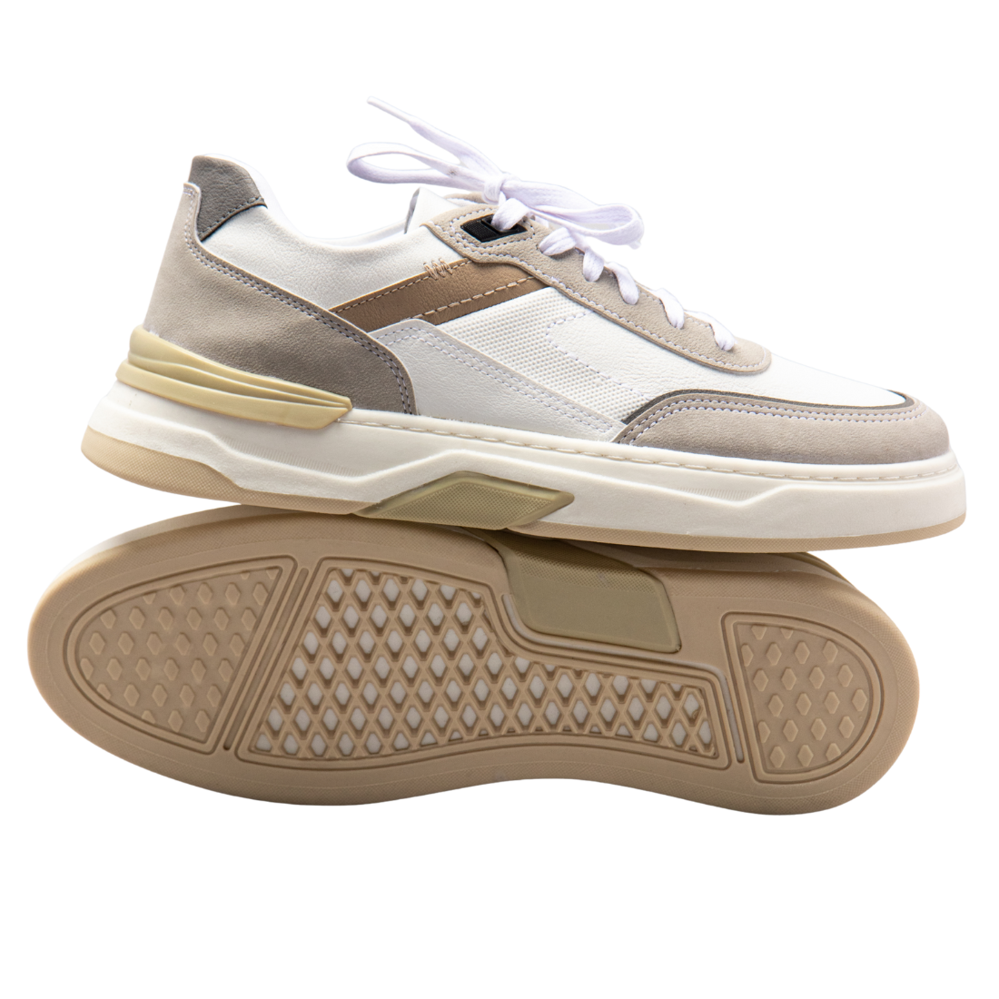 descricao molt branco cinza tenis masculino 4