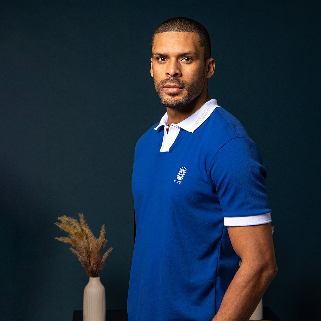 camisa polo brasil azul 2