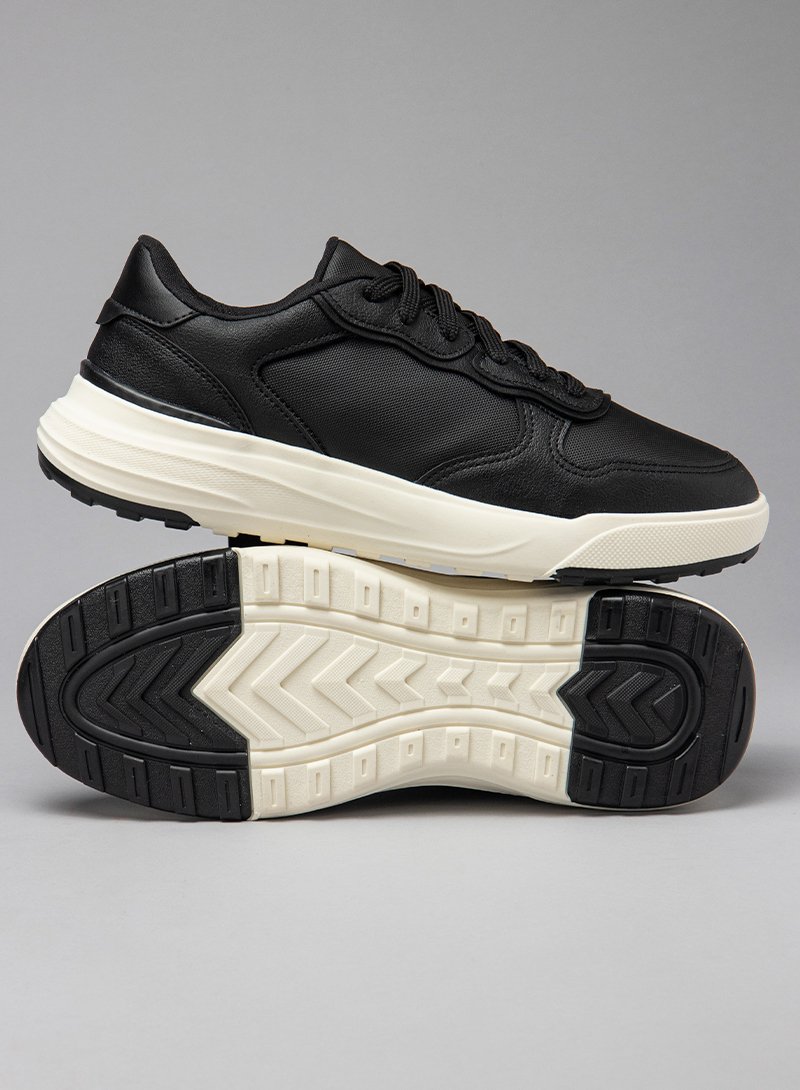 tenis casual masculino bluhen color preto solado branco storm 5