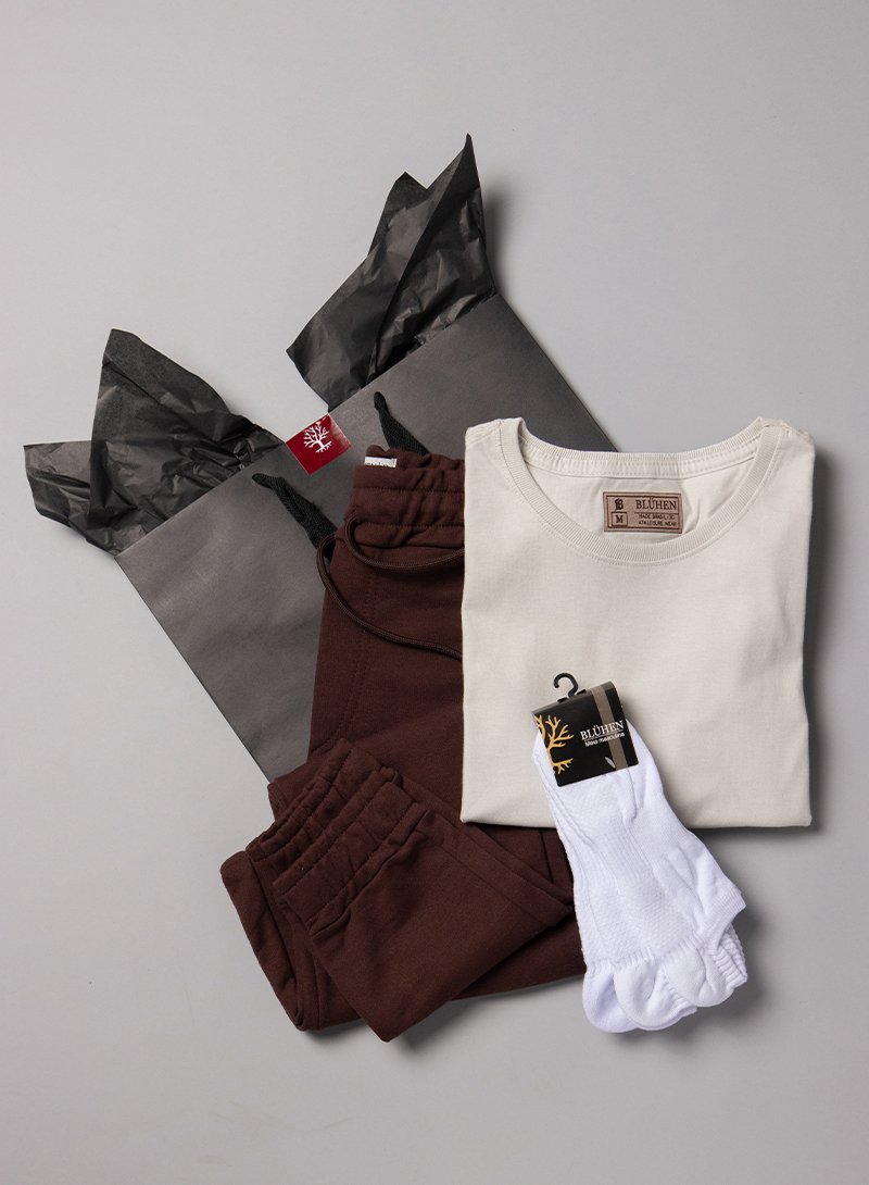 kit presente masculino essencial ideal namorado aniversario marido calca moletom camiseta kit meias