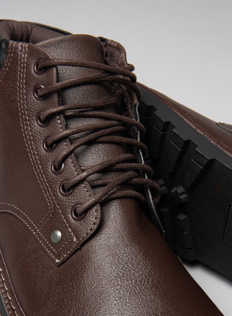 02 bota casual masculina marrom cafe field bluhen