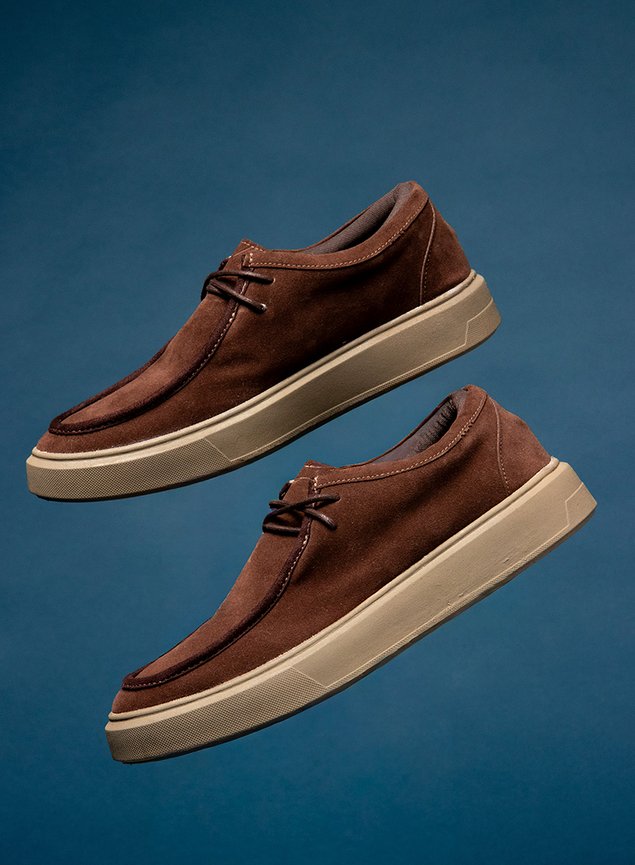Tênis Wallabee Camurça Café - Roots