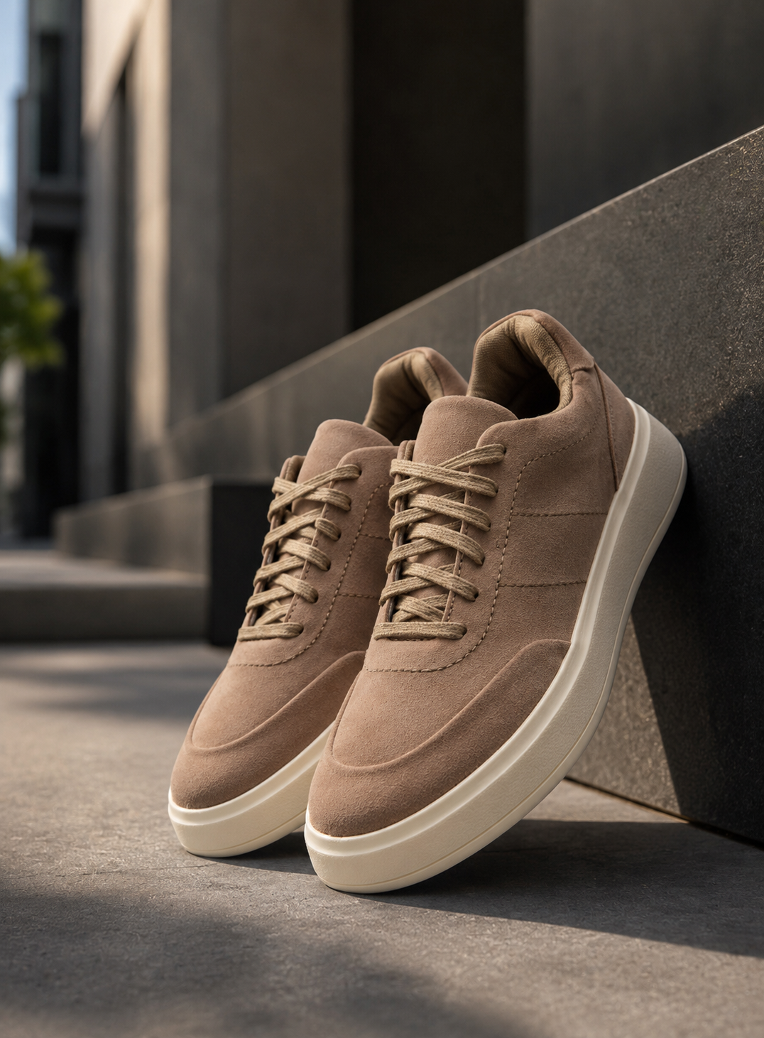 tenis casual masculino de couro bege prime bluhen solado tr 5 1